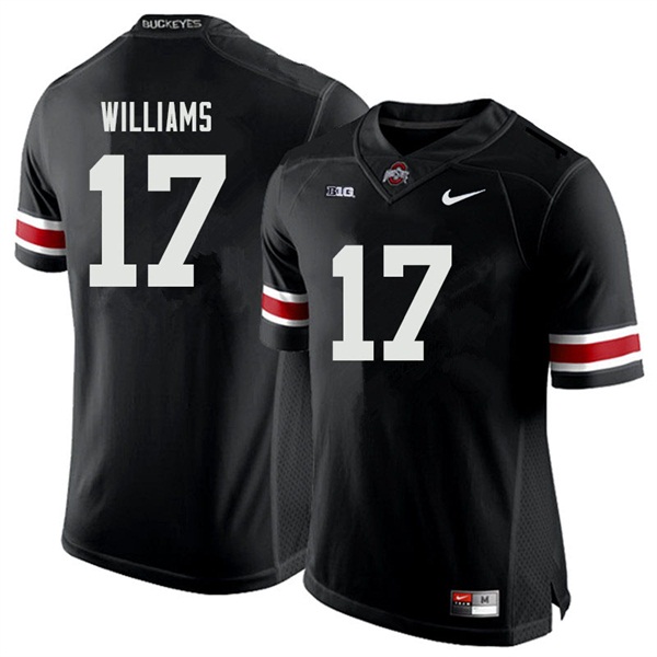 Ohio State Buckeyes #17 Alex Williams College Football Jerseys Sale-Black